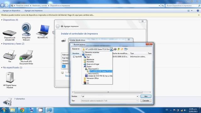Guía Instalación Impresora HP LaserJet 4240/4250/4350 Series смотреть онлайн