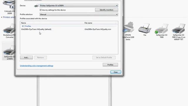 e3300N printer - ChromaBlast Install for ICC profiles - смотреть онлайн