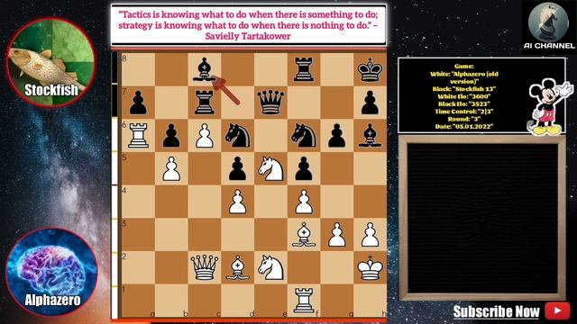 Alphazero is Done !! Stockfish vs alphazero 2022 Game Game 3 | alphazero moves | alphazero openings смотреть онлайн