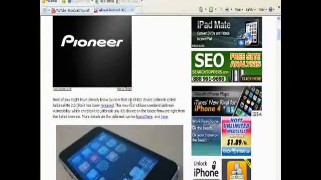 How To Jailbreak All Ipod Touch MC Models Via Safari On The Ipod Itself смотреть онлайн