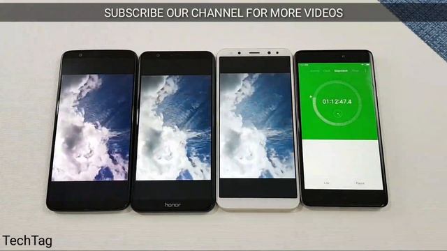 One Plus 5T vs Honor 7X vs Honor 9i BATTERY TEST смотреть онлайн