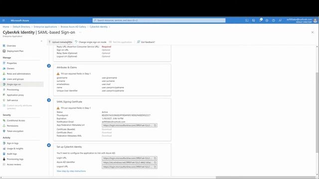 Setting up Azure SSO with CyberArk Identity смотреть онлайн