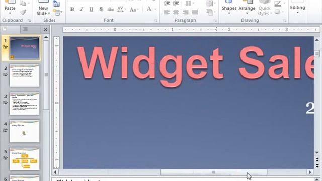 PowerPoint 2010 Tutorial The Zoom Slider Microsoft Training Lesson 1.10 смотреть онлайн