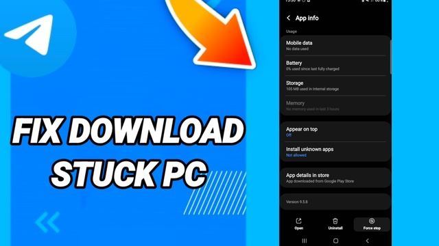 How to fix download stuck pc On Telegram смотреть онлайн