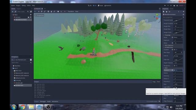 Godot 3D tutorial for bright environment, lighting смотреть онлайн