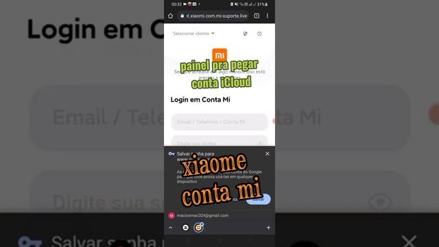 Painel pra pegar iCloud e conta mi xiaomi смотреть онлайн