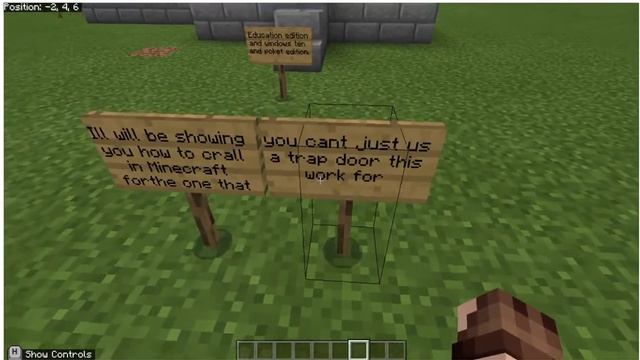 Minecraft Short 1 How to crall in minecraft windows ten,education edition,poket edition. смотреть онлайн