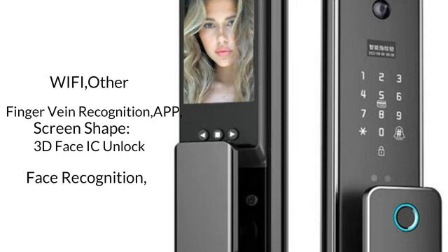 3D Face IC Unlock Electronic Key Smart Door Lock 2023 смотреть онлайн