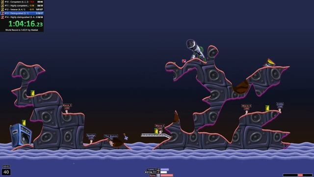 Worms Armageddon - Deathmatch Speedrun in 2:08:38 смотреть онлайн