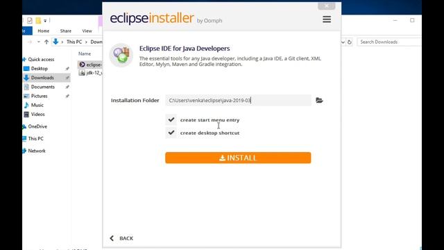 Install Eclipse on Windows 10 смотреть онлайн