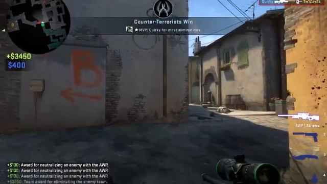 CS:GO AWP clutch collateral | Good clip bad quality :D смотреть онлайн