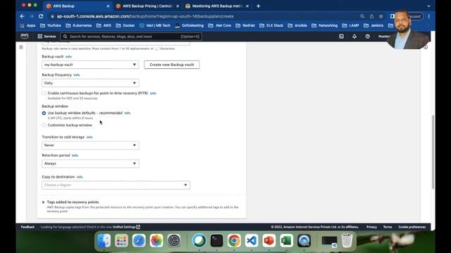 AWS Backup | Backup plan | Backup of multiple resources | Realtime resource backup demonstration смотреть онлайн
