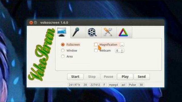 VokoScreen GUI Screencaster for Linux
