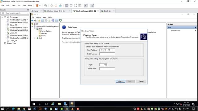 Install and Configure DHCP Server in Windows Server 2016 Step by Step смотреть онлайн