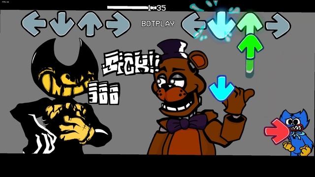 Freddy V S Bendy V S Huggy Wuggy смотреть онлайн
