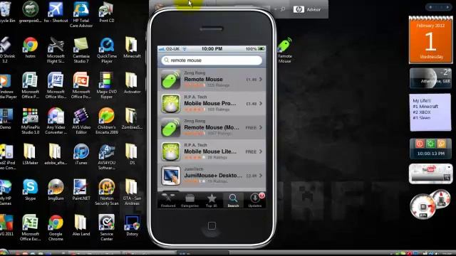 IDevice: Remote Mouse