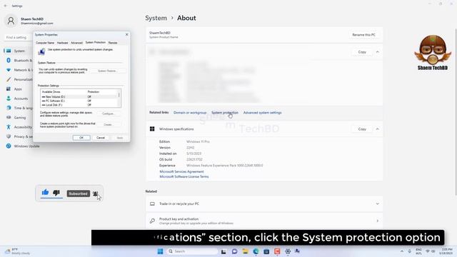 How to Enable System Protection on Windows 11 смотреть онлайн