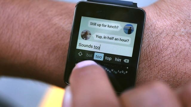 First Ever Typing On Android Wear смотреть онлайн