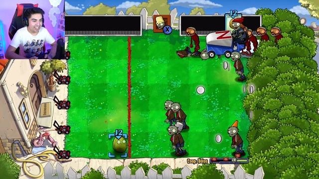 JUEGO COOPERATIVO A 2 CONTROLES! 😂 #39 - Plants vs Zombies (Clásico) смотреть онлайн