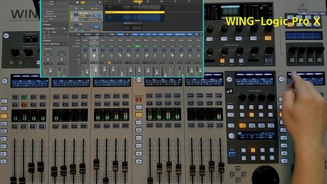 WING, DAW controls explaining with Logic Pro X смотреть онлайн