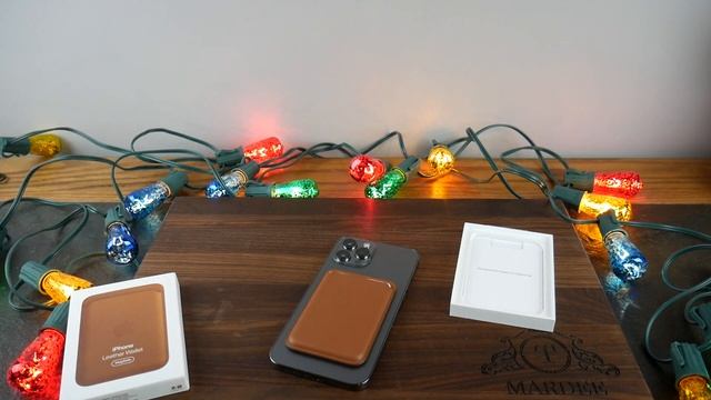 Apple Magsafe Leather Wallet iPhone 12 смотреть онлайн