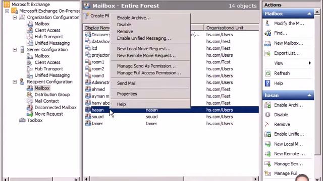 07 Microsoft Exchange Server 2010 Creating Recipients Part 2 смотреть онлайн