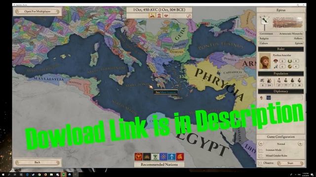 Imperator Rome PC Download (Crack) смотреть онлайн