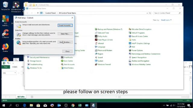 How to Delete an Outlook Mail Profile from Control Panel смотреть онлайн