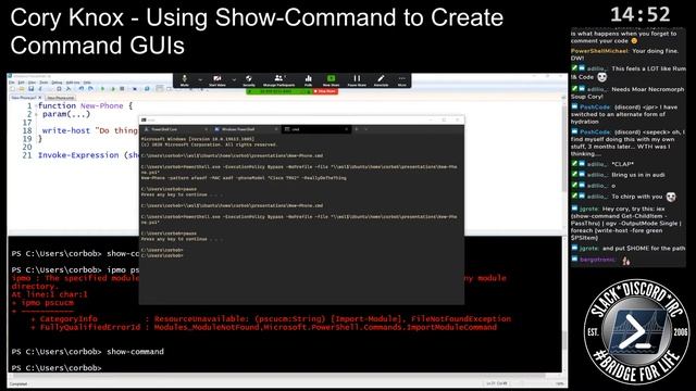 Cory Knox - Using Show-Command to create command GUIs смотреть онлайн