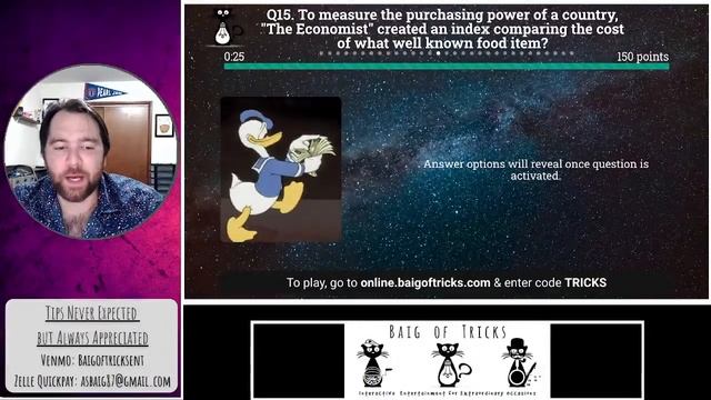 Baig of Tricks General Knowledge Trivia 8/2/21 смотреть онлайн