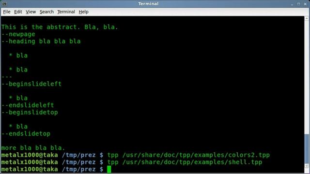 Text Presentation Program - Linux Shell Tutorial.avi смотреть онлайн