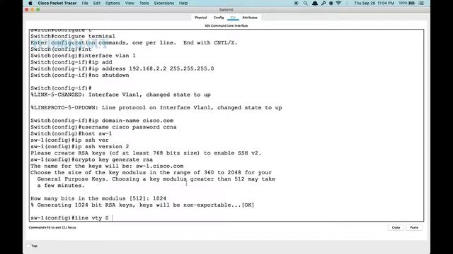 CCNA Tutorial : SSH configuration in CIsco Packet Tracer | CCNA Tutorial for Beginners смотреть онлайн