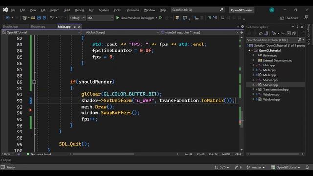 OpenGL Tutorial Series: Episode 5 - Transformation Framework #opengl #matrices #projections #glm смотреть онлайн