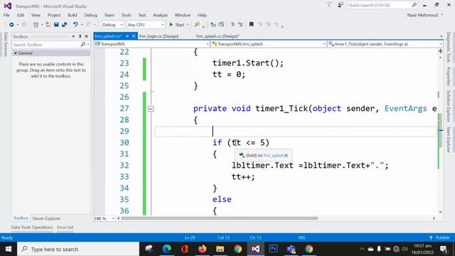 How to Create Splash Screen, Login Page and home Page in C# смотреть онлайн
