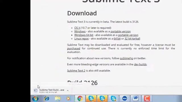 How To Download Sublime Text-3 | In 2 minute. | смотреть онлайн
