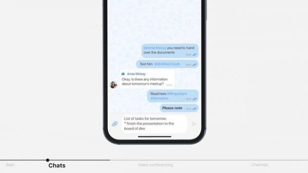 Сorporate messenger eXpress. Features overview (iOS. English version)