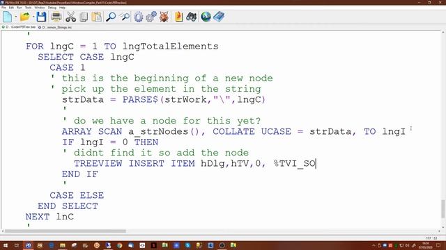 PowerBasic Windows Compiler tutorial Part 31 - Tree controls on a dialog - part 1 смотреть онлайн
