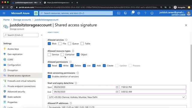 8. Microsoft Azure for Beginners | Azure Storage Account#3 | Blob | File | Table | Queue | SAStoken смотреть онлайн