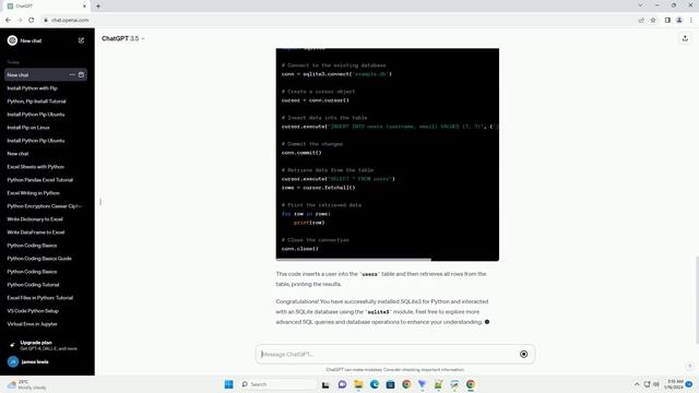 install sqlite3 python смотреть онлайн