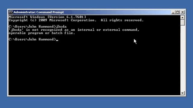 Batch 00 The Windows Command Line