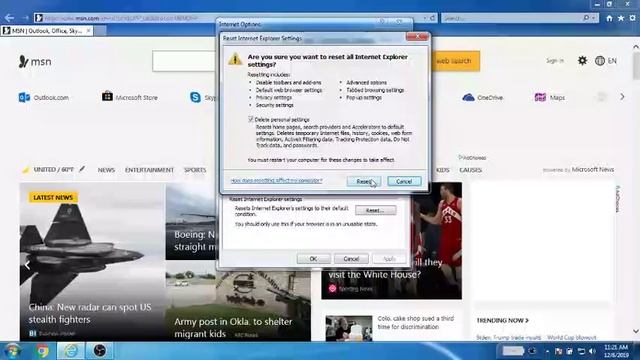 How to reset settings on Internet Explorer смотреть онлайн