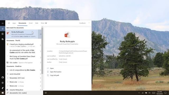 Search Preview Windows 10 October 2018 Update смотреть онлайн