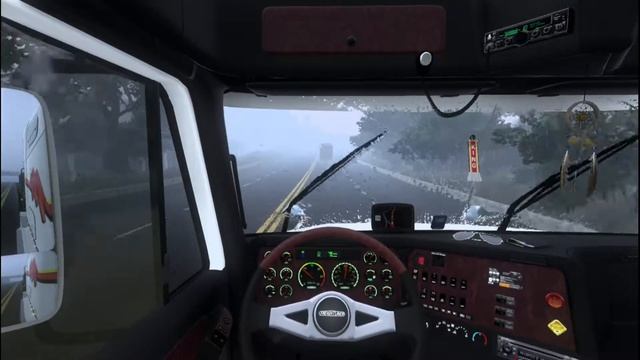 Sobre 10 Ruedas #97 | Lluvia Extrema | American truck simulator смотреть онлайн