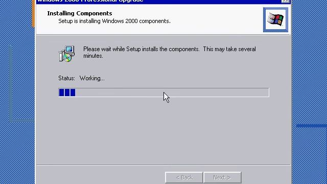 Upgrading Windows NT 5.0 Build 1906 to Windows 2000 Build 1946 смотреть онлайн