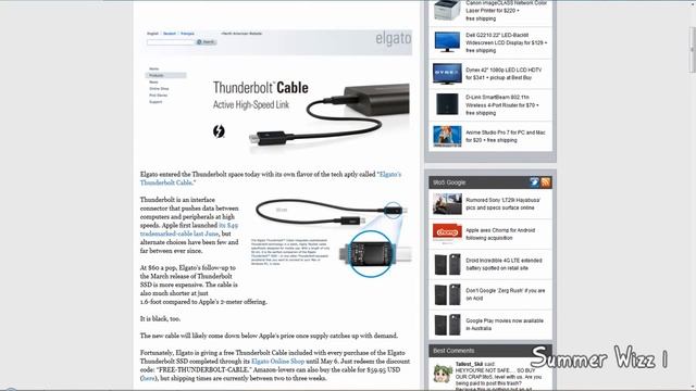 Elgato releases non Apple Thunderbolt cable смотреть онлайн