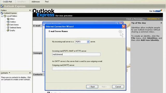 Outlook express podesavanje e-mail-a.wmv смотреть онлайн