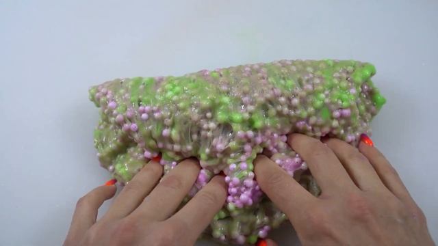 Mixing Slime. Eyeshadow And Makeup,parts,glitter Into Slime!Satisfying Slime Video!★ASMR★