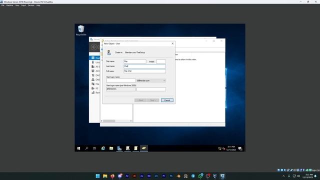 Configuring a GPO, Organizational Unit & a New User on Windows Server 2019 and Win10 Client Server смотреть онлайн