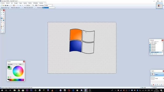 DIBUJANDO WINDOWS 7 EN PAINT NET смотреть онлайн