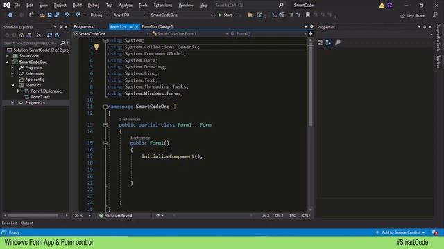 What is Winform Application and Form control | C# Windows Form смотреть онлайн